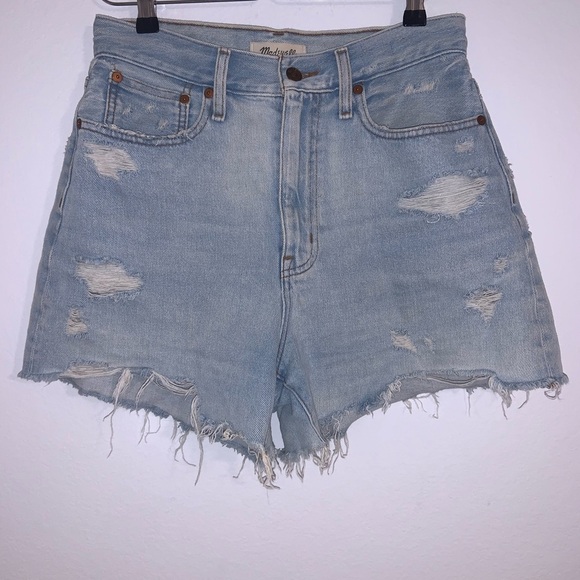 Madewell The MomJean Short Light Wash - Picture 4 of 15